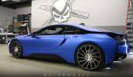 BMW i8 Satin Perfect Blue by MetroWrapz 2017 года